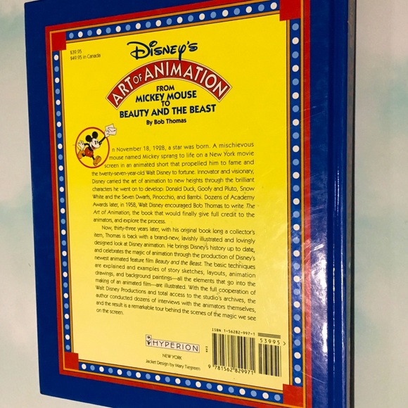 DISNEY’S 1991 ART OF ANIMATION BOOK HOLOGRAM COVER - Picture 7 of 16